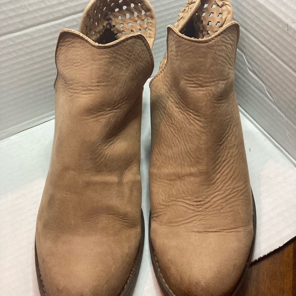 Circle G Leather Ankle Boots Women Sz9